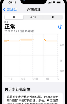 德宏iPhone手机维修如何在iPhone开启'步行稳定性通知'