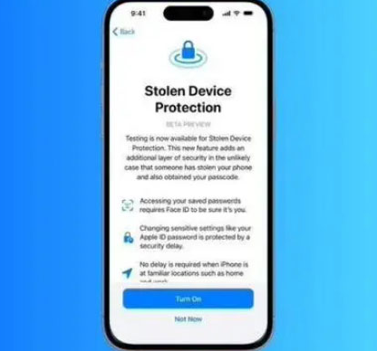 德宏苹果授权维修店分享被盗设备保护功能开启方法 