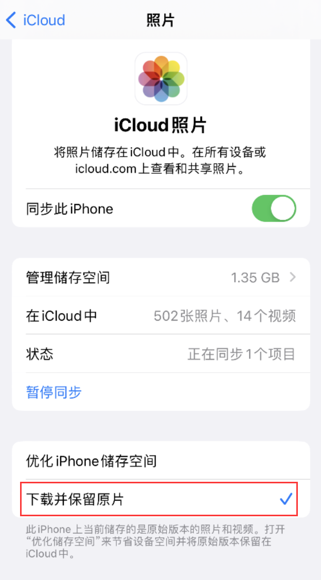 德宏苹果手机维修分享iPhone 无法加载高质量照片怎么办 