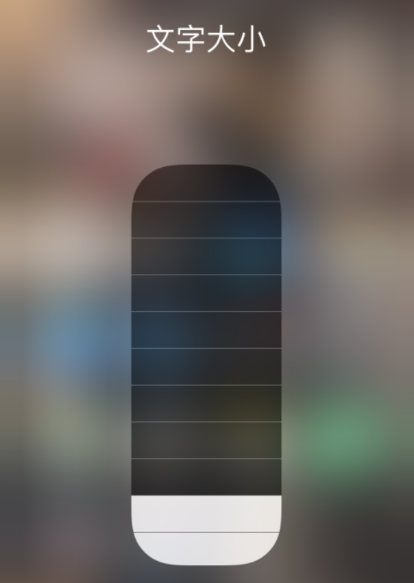 德宏苹果手机维修分享小技巧：在 iPhone 控制中心快速调节字体大小 